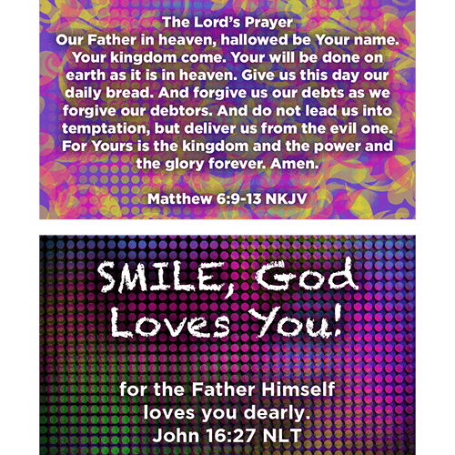 Children's Pass Along Pocket Scripture Card Variety Pack of 60 - Assortment 2