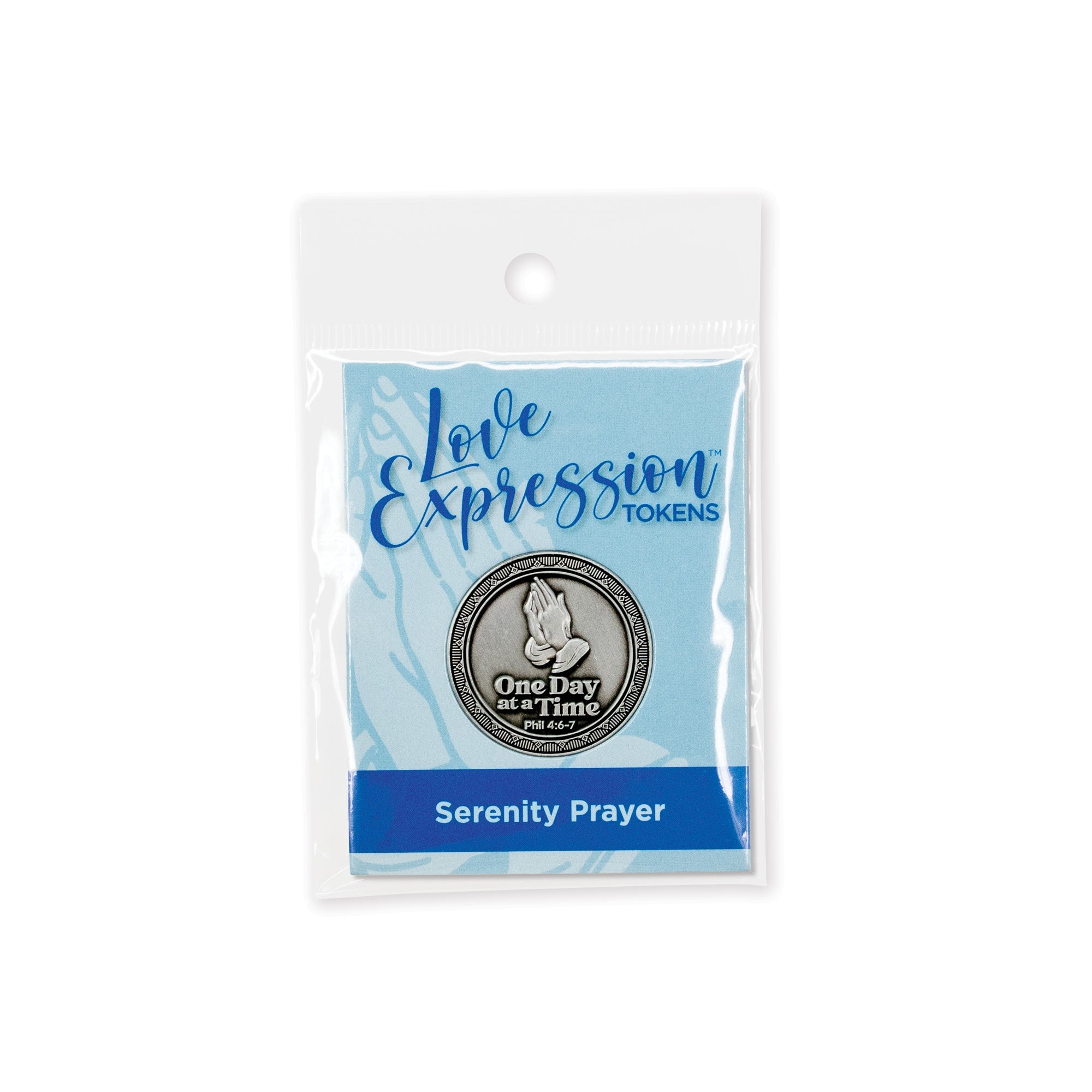 Serenity Prayer & One Day at a Time Love Expression Coin