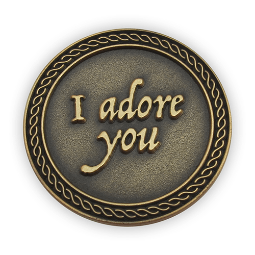 Front: "I adore you"