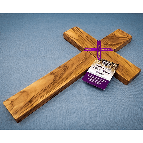 14" Olive Wood Wall Cross
