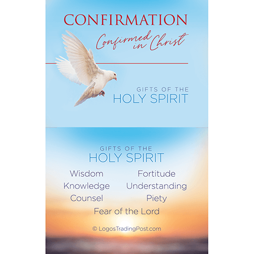 Good Shepherd Confirmation - Medium Deluxe Comfort Cross in Gift Box confirmation insert