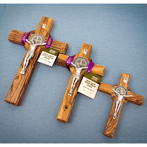 Saint Benedict 4.75" Wall Cross - Medium