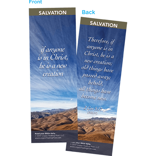 If Anyone if in Christ, He is a New Creation Bookmarks, Pack of 25 - Christian Bookmarks