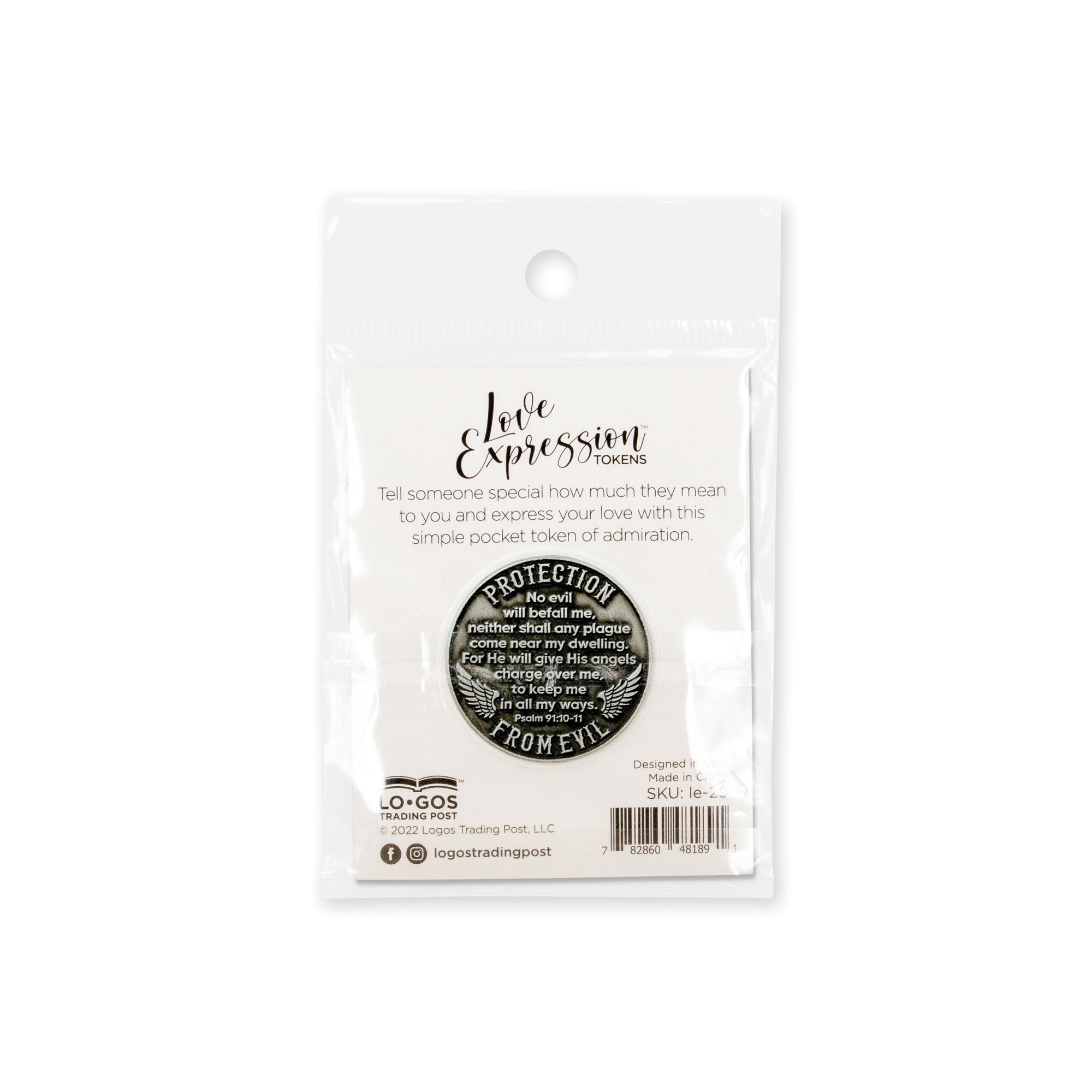 Archangel St Michael, Patron Saint of Police Love Expression Coin