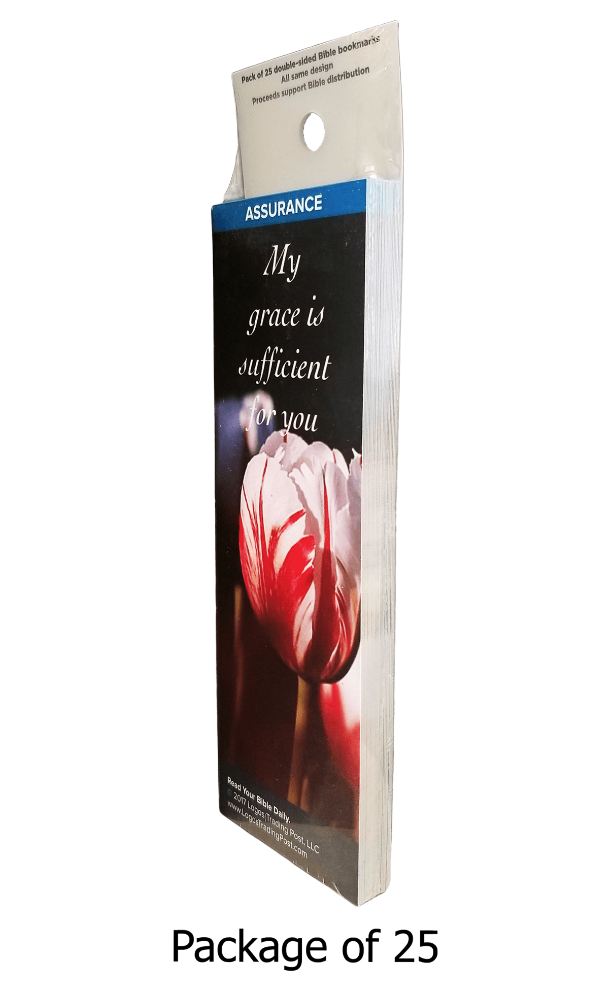 My Grace is Sufficient for You Bookmarks, Pack of 25 - Christian Bookmarks