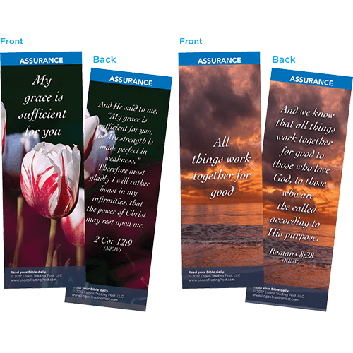 Bible Verse Bookmarks Variety Pack of 60 - Assortment 11