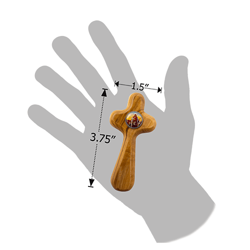 Good Shepherd Confirmation - Medium Deluxe Comfort Cross in Gift Box