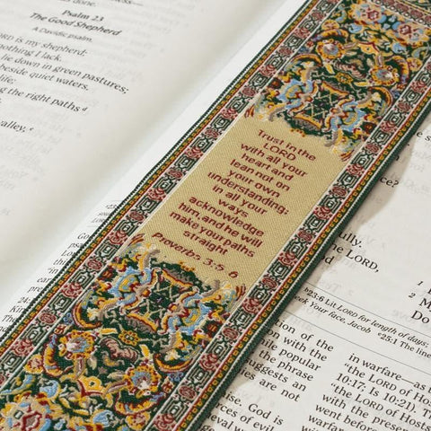 Lo•gos BookMark Proverbs 3:5-6 - Yellow