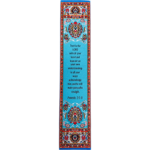 silky soft fabric bible verse bookmark #2