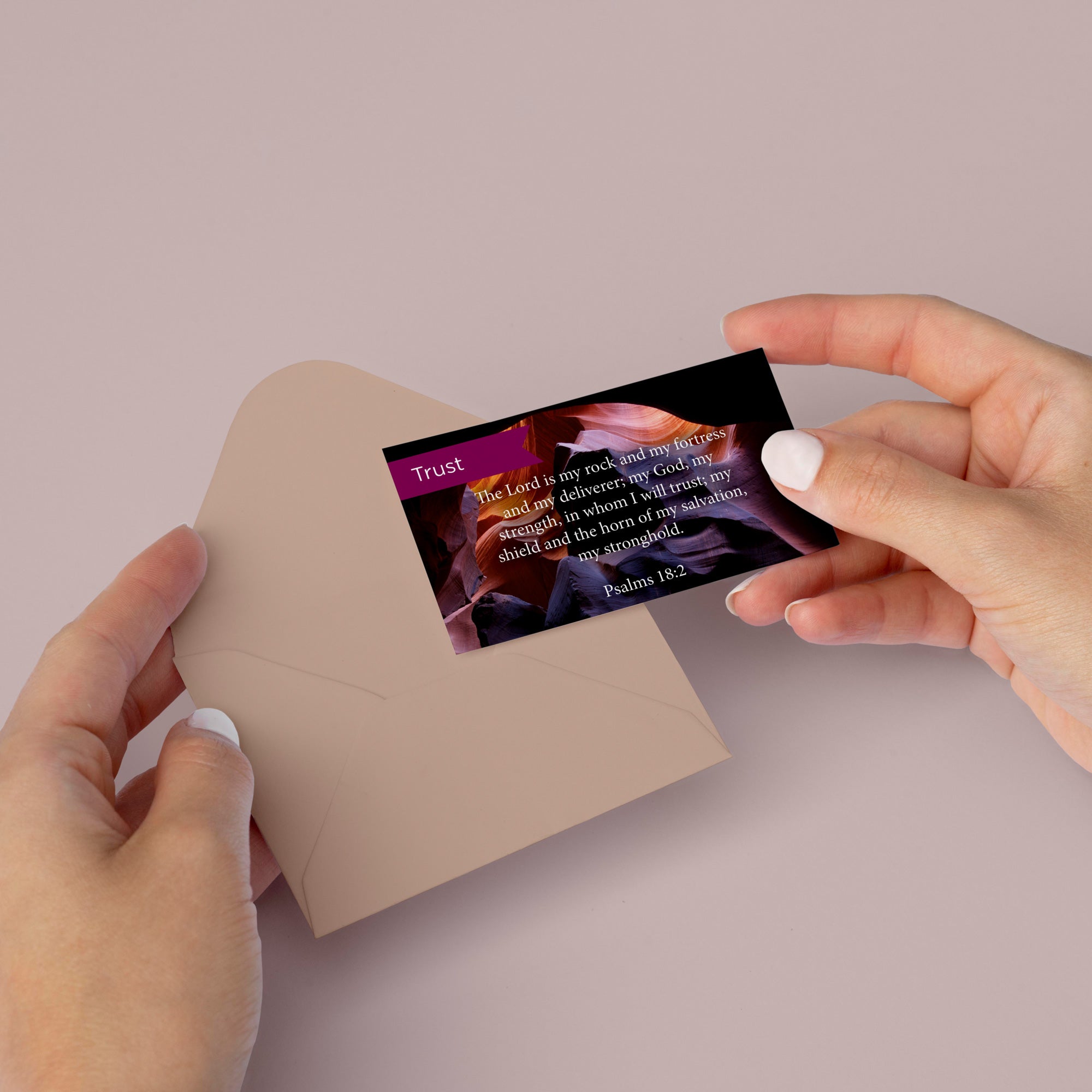 Pass Along Scripture Cards, Trust, Psalms 18:2, Pack 25