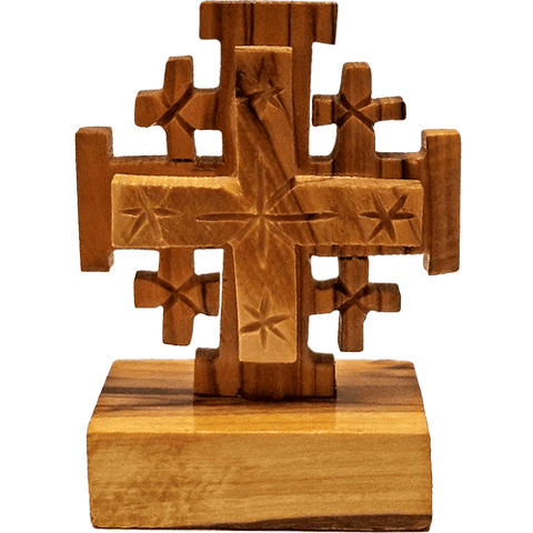 Jerusalem Cross on a Stand - Large