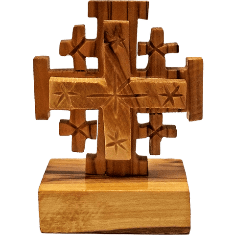 Jerusalem Cross on a Stand - Large