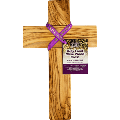 10" Olive Wood Wall Cross