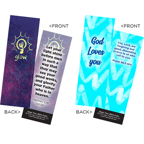 Children's Memory Verse Bookmarks, Variety Pack of 60 - Assortment 3