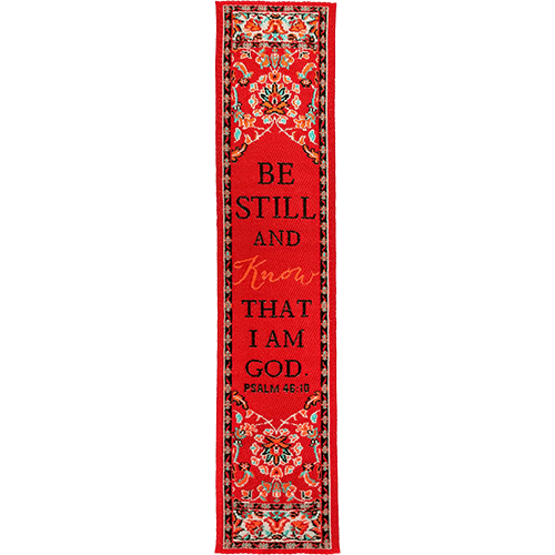 silky soft fabric bible verse bookmark #2