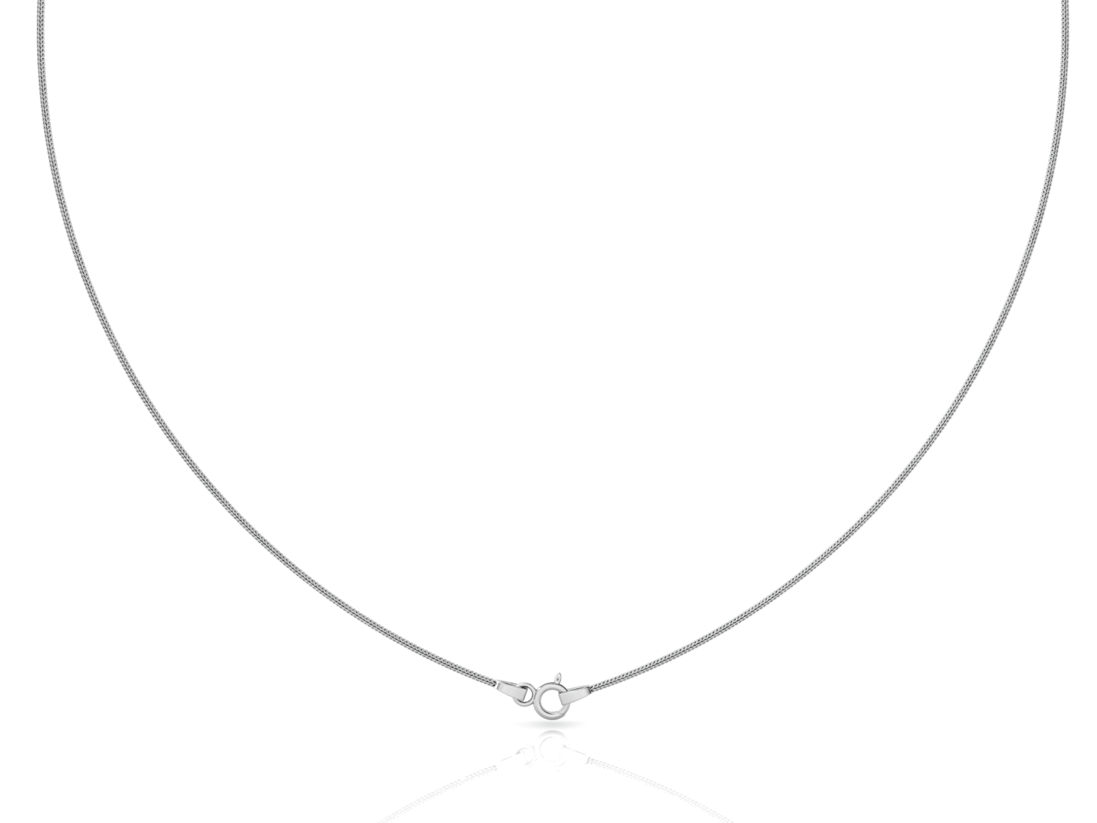 Snake (1.5mm) Sterling Silver Chain, 18", 20", 24", 30"