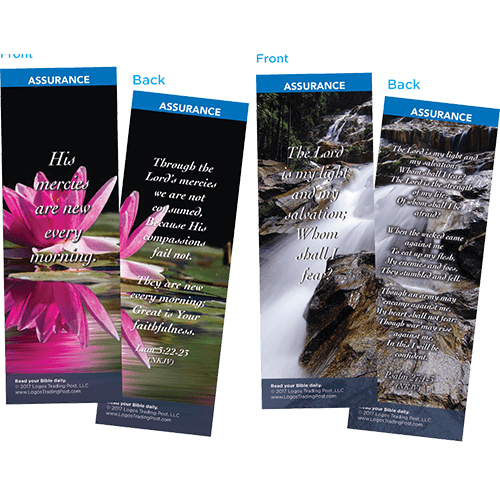 Bible Verse Bookmarks Variety Pack of 60 - Assortment 12