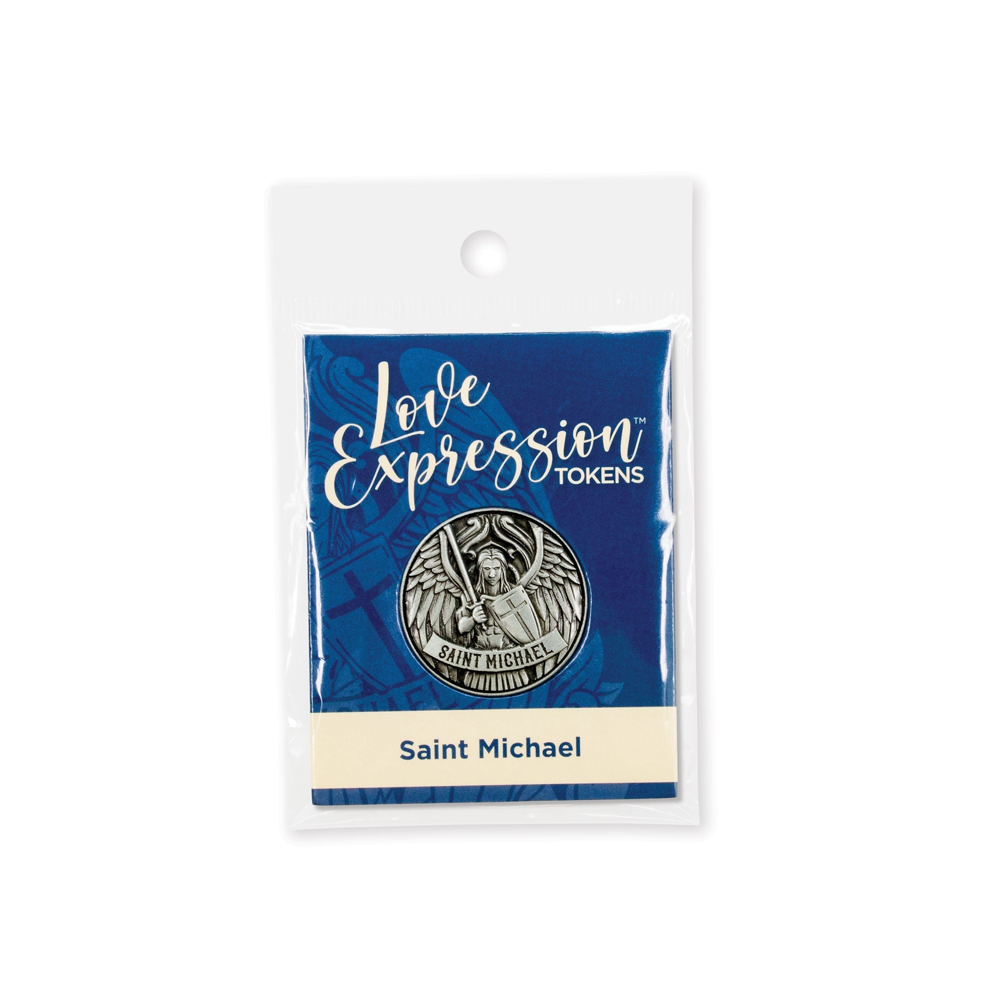 Archangel St Michael, Patron Saint of Police Love Expression Coin