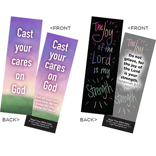 Children's Memory Verse Bookmarks, Variety Pack of 60 - Assortment 4