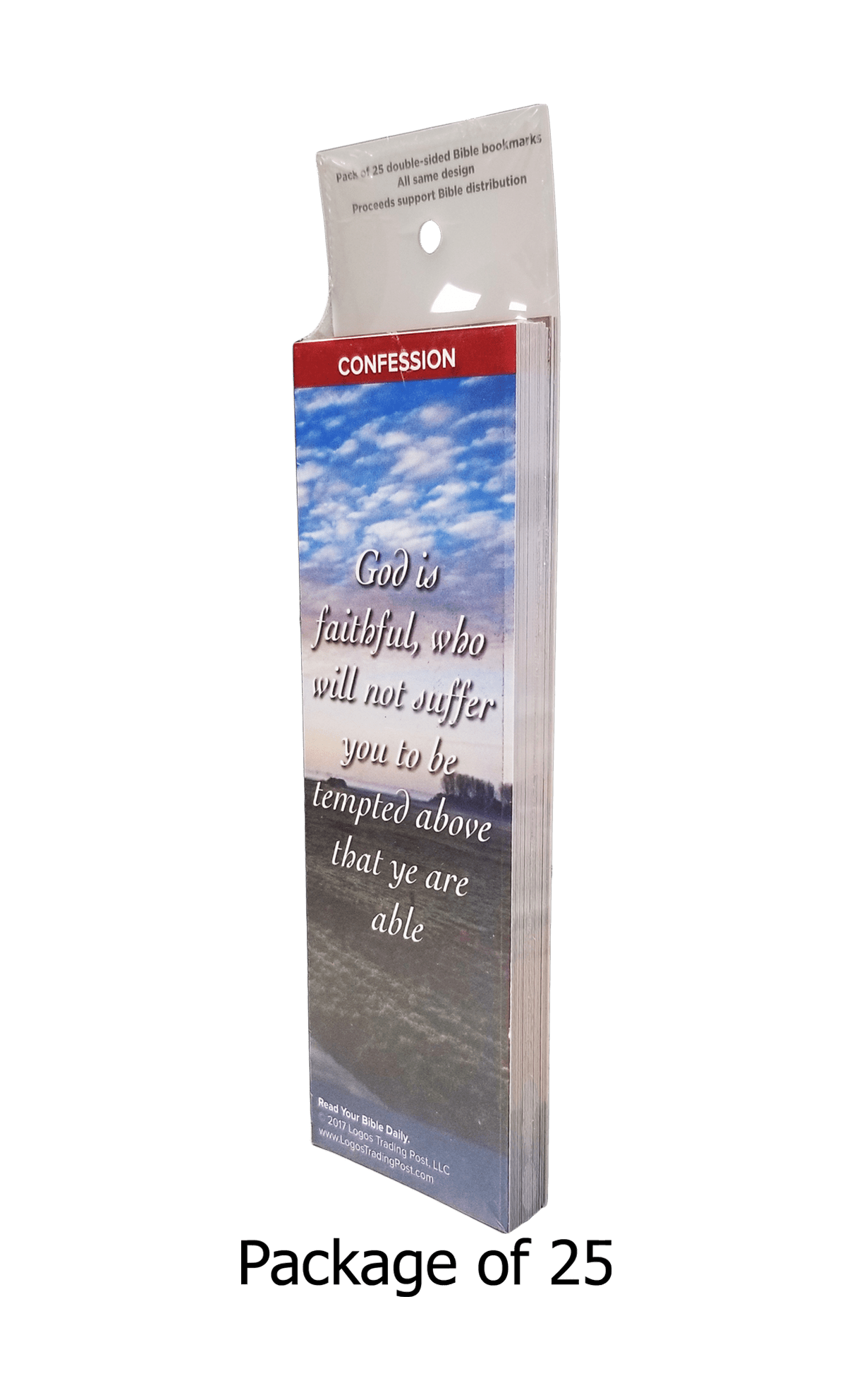 God is Faithful Bookmarks, Pack of 25 - Logos Trading Post, Christian Gift