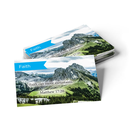 Pass Along Scripture Cards, Faith, Matt 17:20, Pack 25