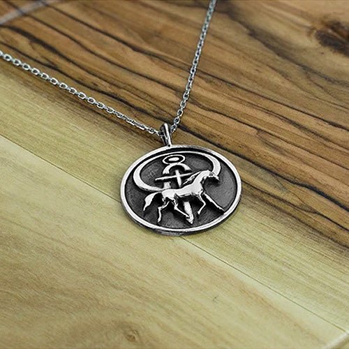 Men's The Journey Necklace - Influencers Ministries 925 Sterling Silver Pendant Necklace and 24 Inch Stainless Steel Chain