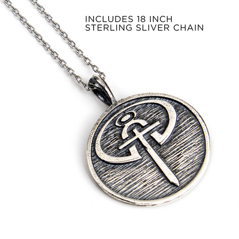 Women's The Journey Necklace Plain - Influencers Ministries 925 Sterling Silver Pendant Necklace and 18 Inch Sterling Silver Chain