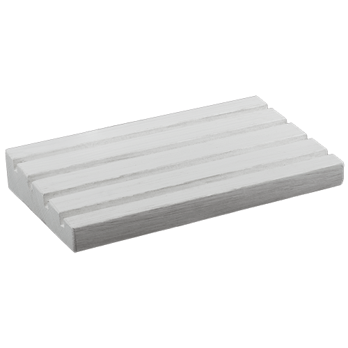 4 Row White Solid Pine Wood Challenge Coin Holder/Stand for Collectors