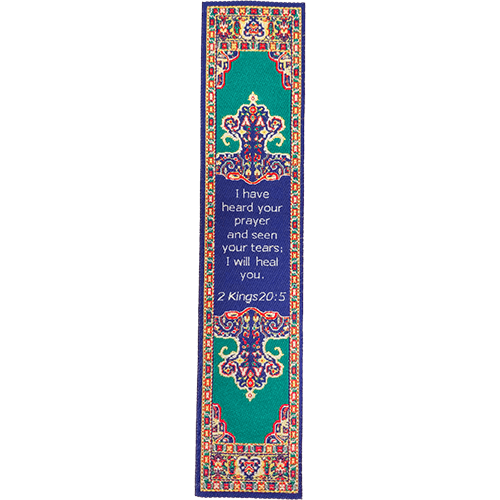 silky soft fabric bible verse bookmark #2