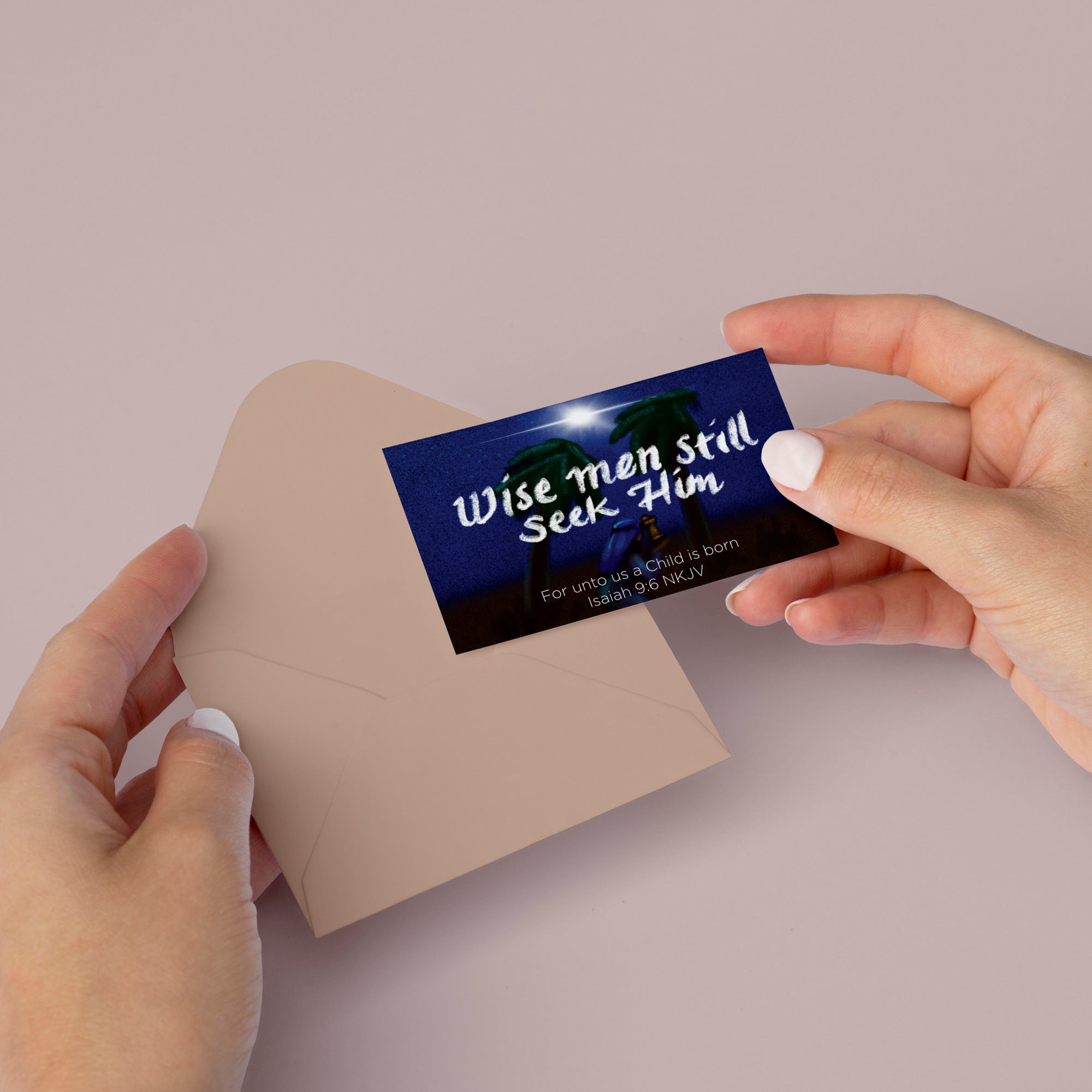 Christmas, Pass Along Scripture Cards, Wise Men Still Seek Him, Isaiah 9:6, Pack of 25