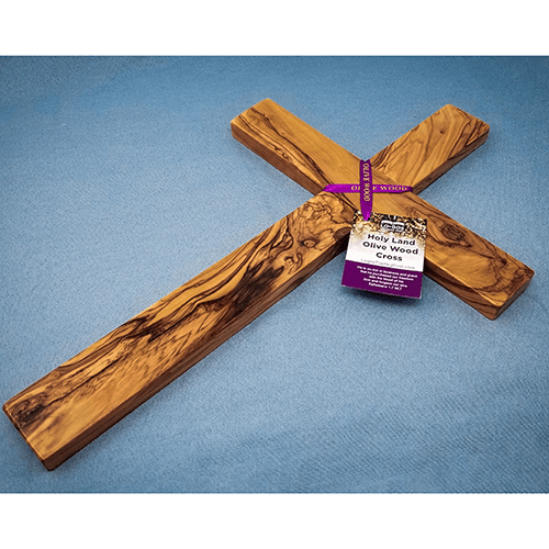 18" Olive Wood Wall Cross