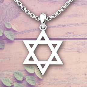 Star of David Sterling Silver Pendant