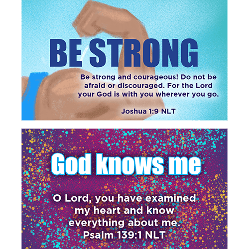 Children's Pass Along Pocket Scripture Card Variety Pack of 60 - Assortment 4