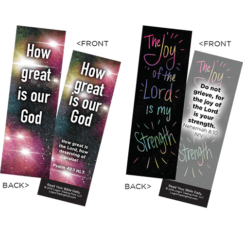 Children's Memory Verse Bookmarks, Variety Pack of 60 - Assortment 1