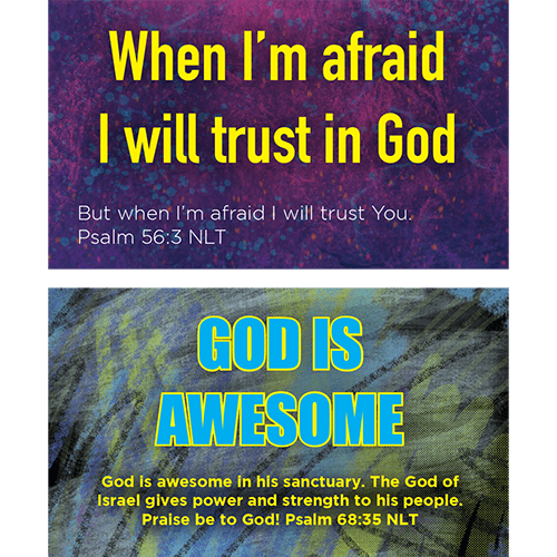 Children's Pass Along Pocket Scripture Card Variety Pack of 60 - Assortment 6