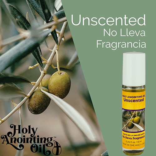 Unscented Holy Land Anointing Oils from Israel, Bulk Set of 6 Bottles, 1/4 oz Each, Made in Jerusalem from Local Herbs and Essences, Gift for Pastors & Priests, Aceite de la unción santa no lleva fragrancia