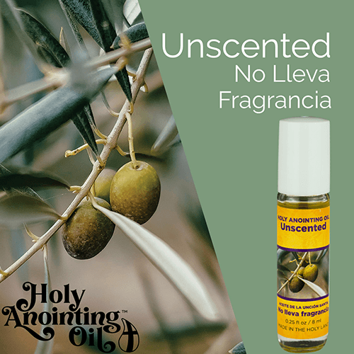 Unscented Holy Land Anointing Oils from Israel, Bulk Set of 6 Bottles, 1/4 oz Each, Made in Jerusalem from Local Herbs and Essences, Aceite de la unción santa no lleva fragrancia