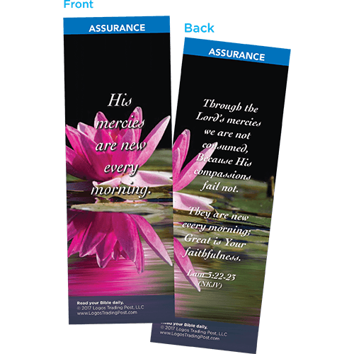 His Mercies Are New Every Morning Bookmarks, Pack of 25 - Christian Bookmarks