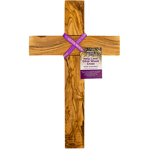 14" Olive Wood Wall Cross