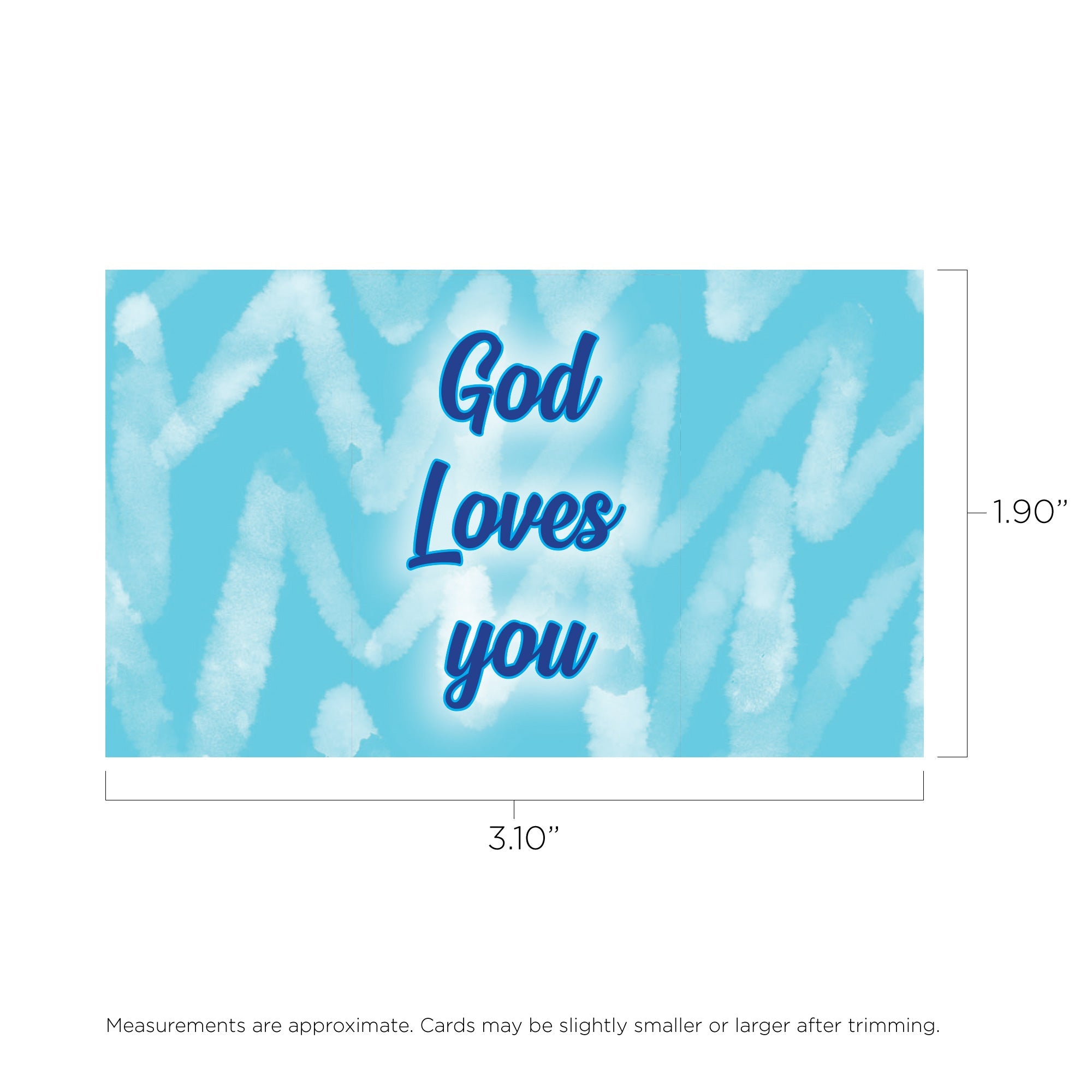 Children and Youth, Pass Along Scripture Cards, God Loves You, Pack of 25