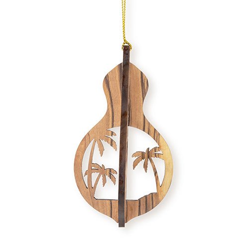 The Journey of Mary & Joseph, 3D Olive Wood Christmas Ornament