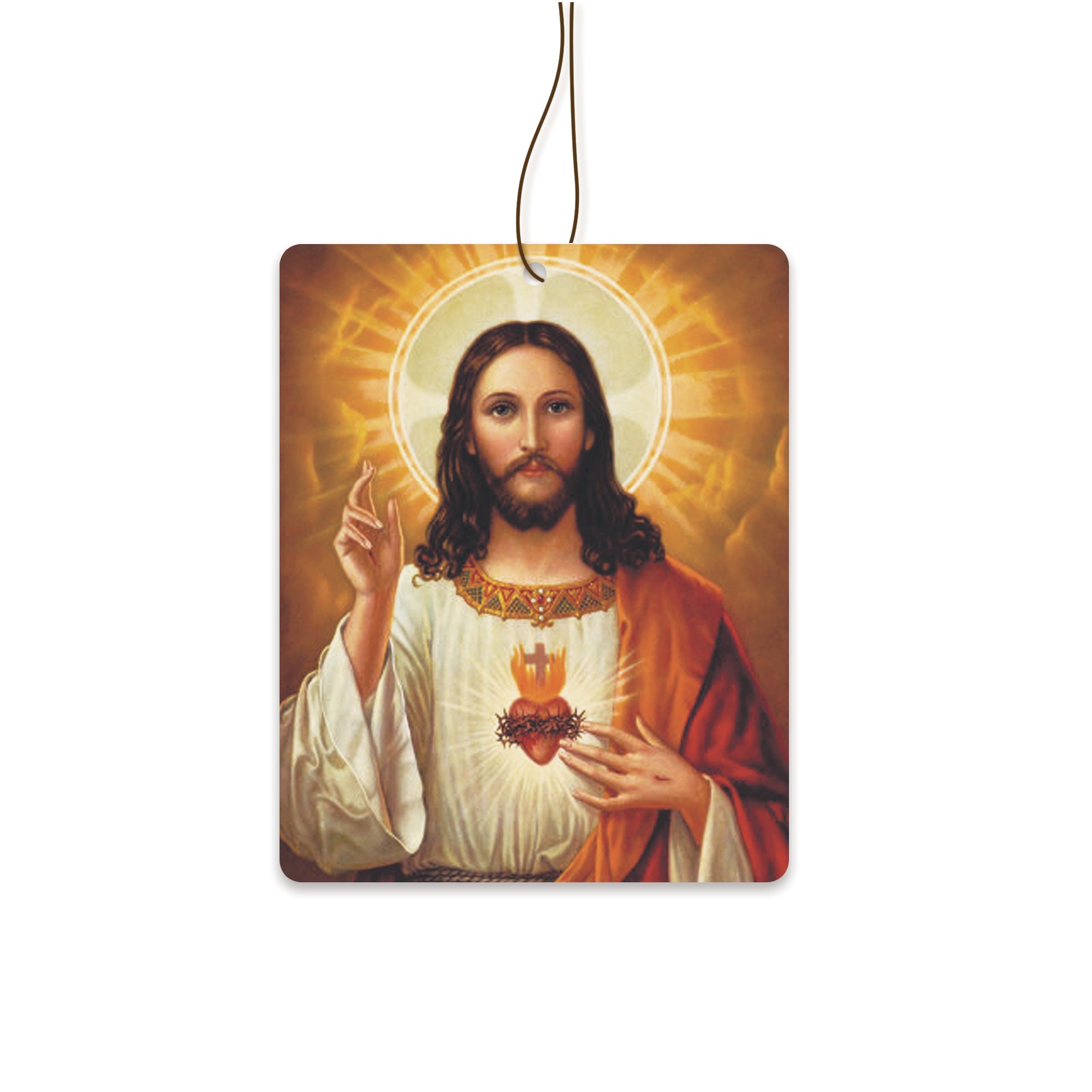Air Freshener Sacred Heart of Jesus and Immaculate Heart of Mary - Lavender