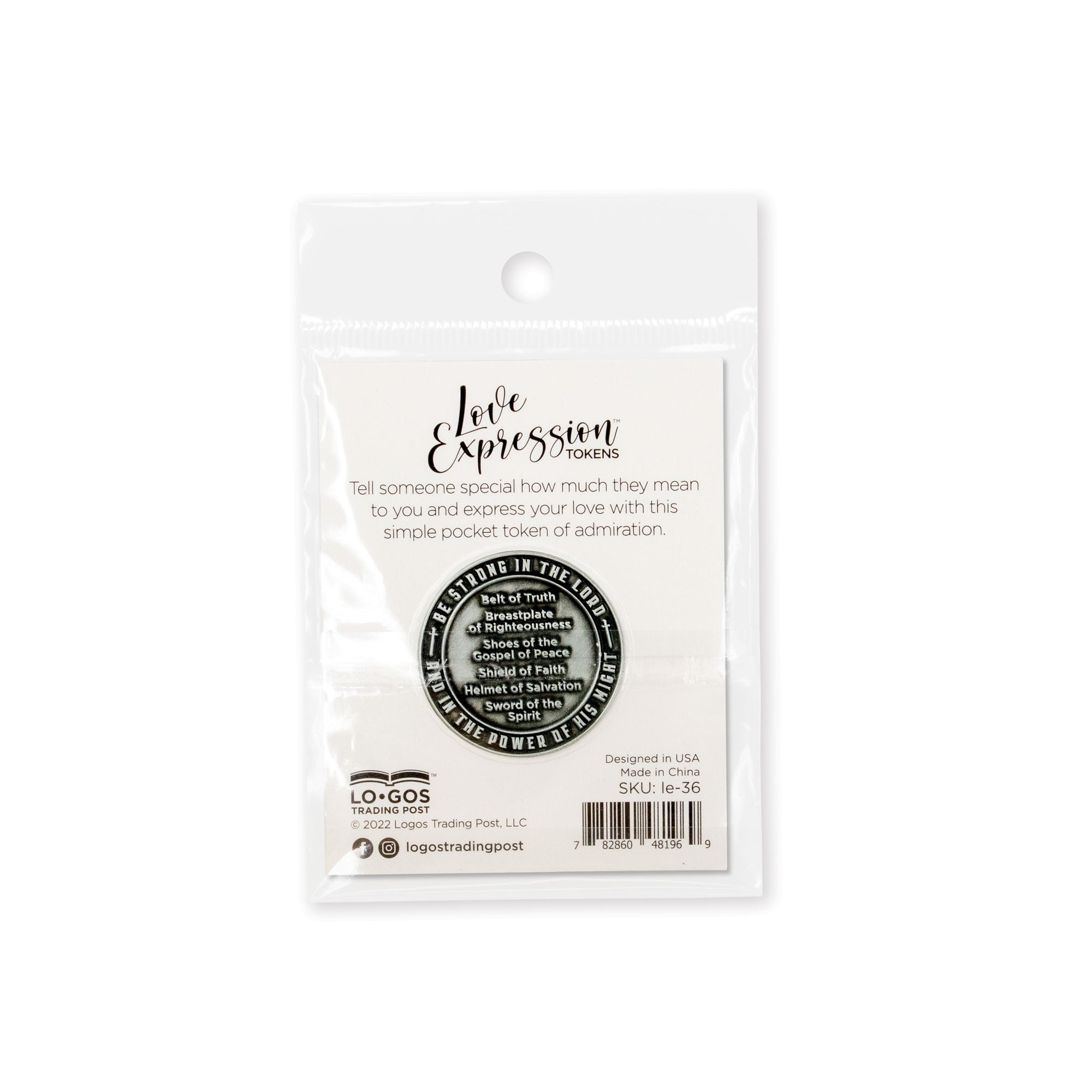 Armor of God Love Expression Coin