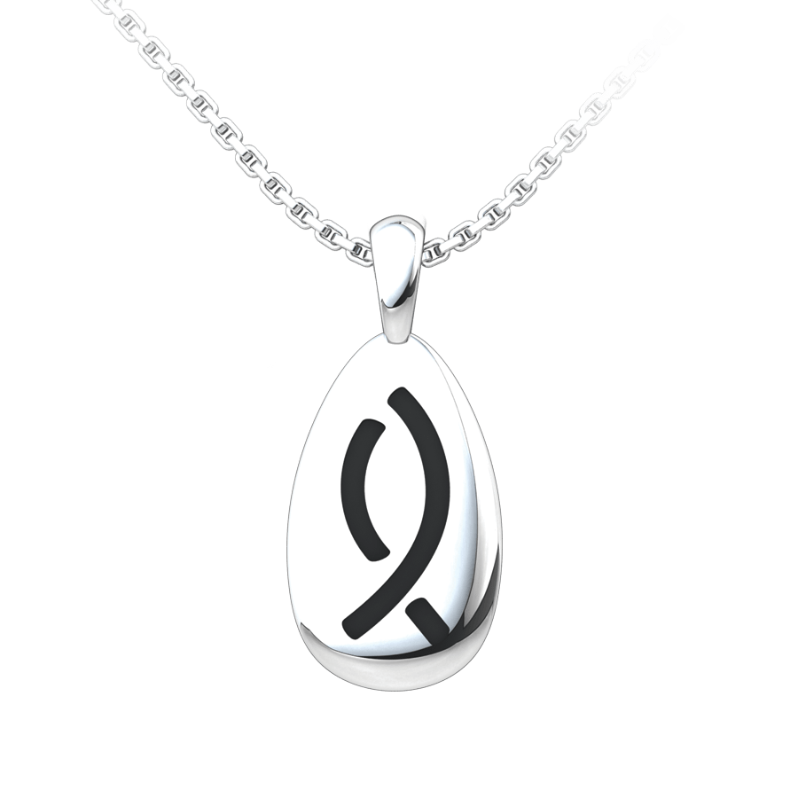 Fisher Sterling Silver Pendant on 18 inch chain 