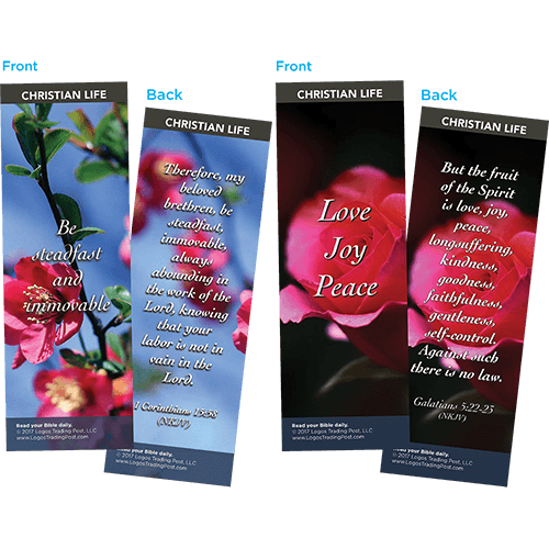 Bible Verse Bookmarks Variety Pack of 60 - Assortment 4