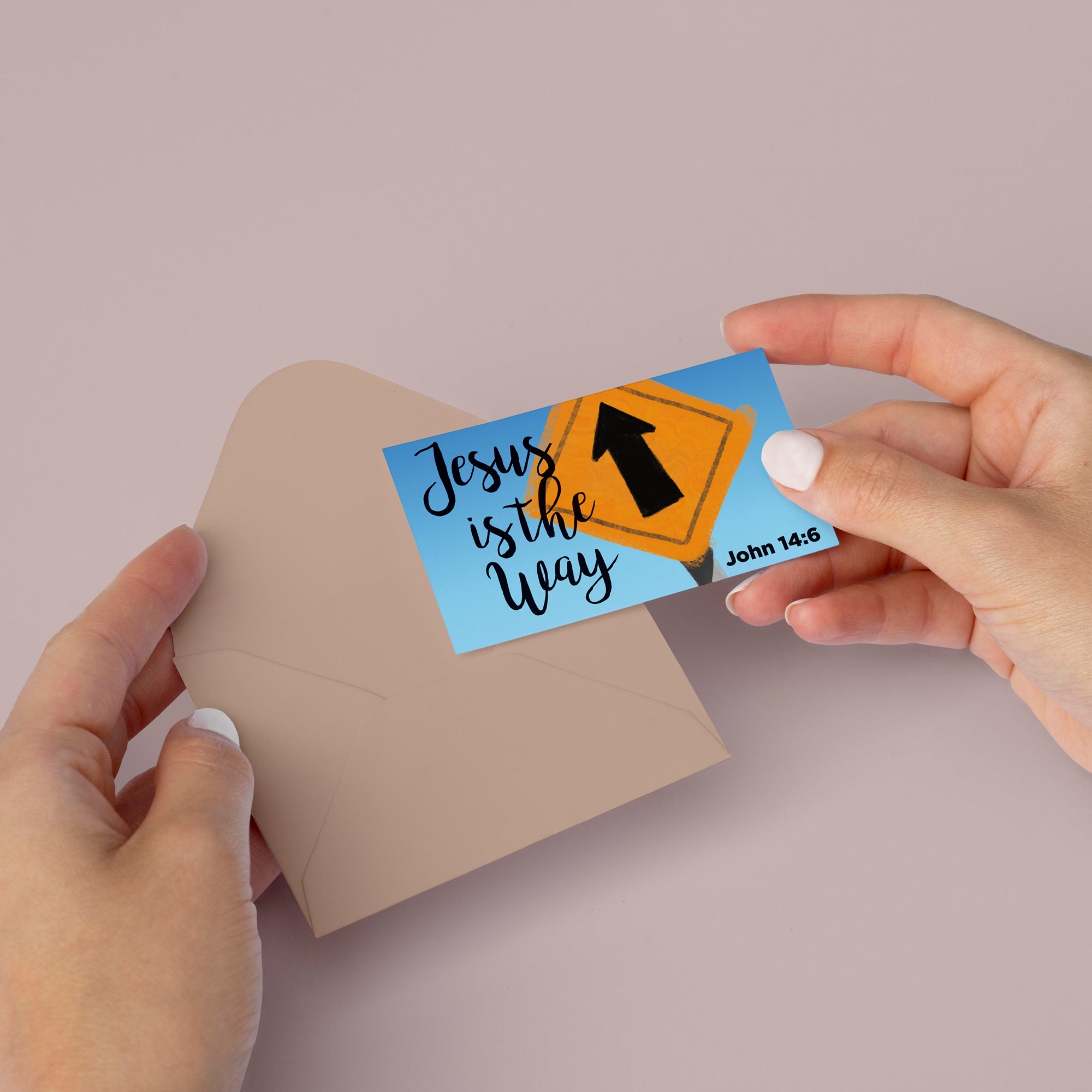 Children and Youth, Pass Along Scripture Cards, Jesus is the Way, John 14:6, Pack of 25