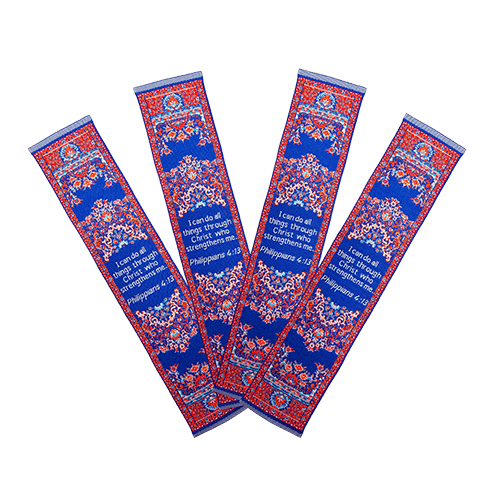 I can do all things fabric bible verse bookmark pack of 4 - all 4 scripture bookmarks