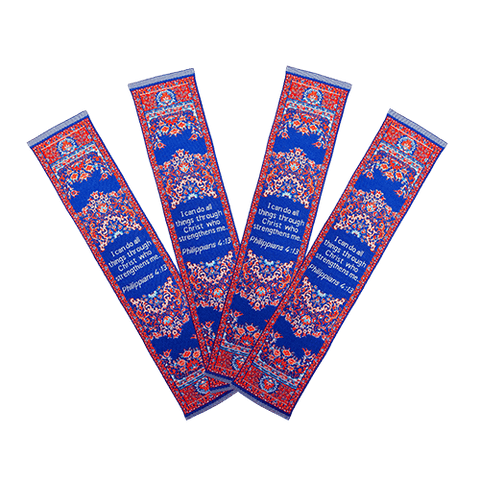 I can do all things fabric bible verse bookmark pack of 4 - all 4 scripture bookmarks