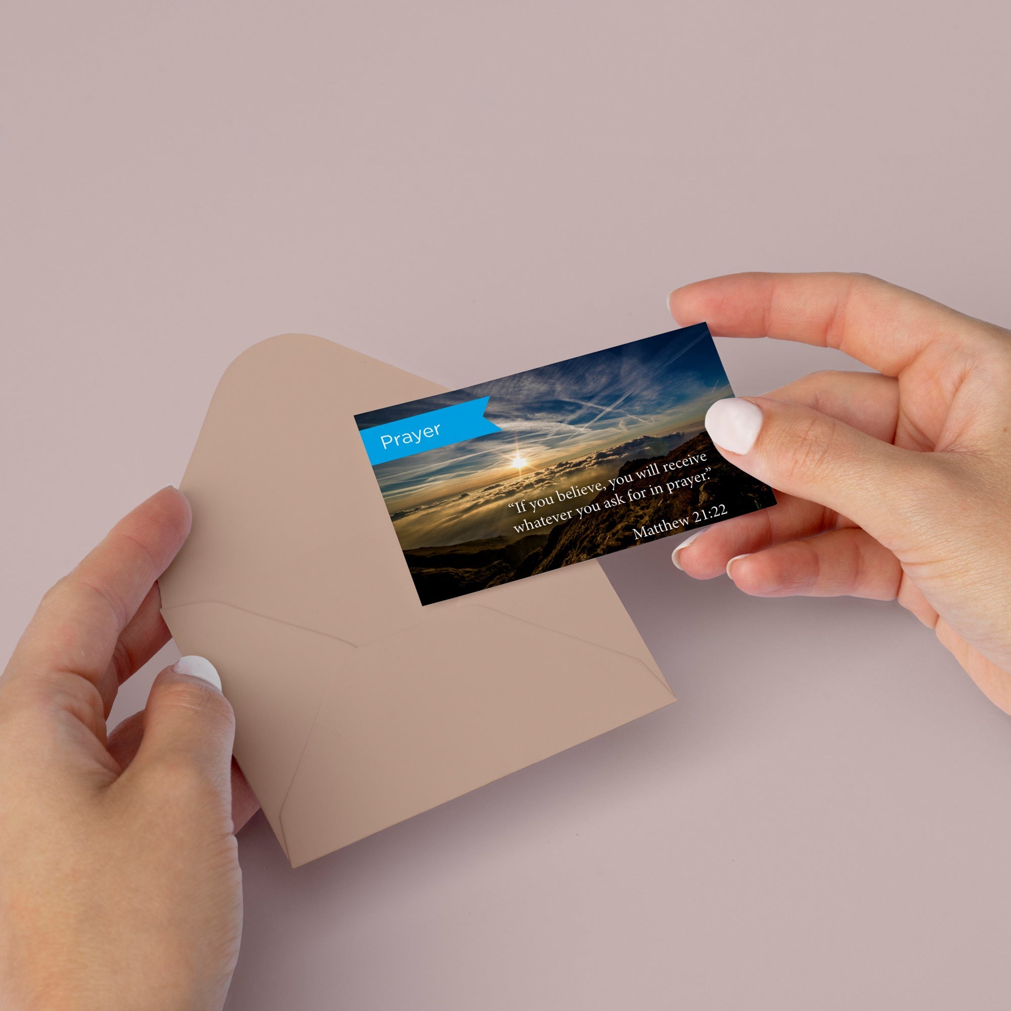 Prayer, Matt 21:22, Pass Along Scripture Cards, Pack 25
