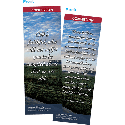 God is Faithful Bookmarks, Pack of 25 - Christian Bookmarks